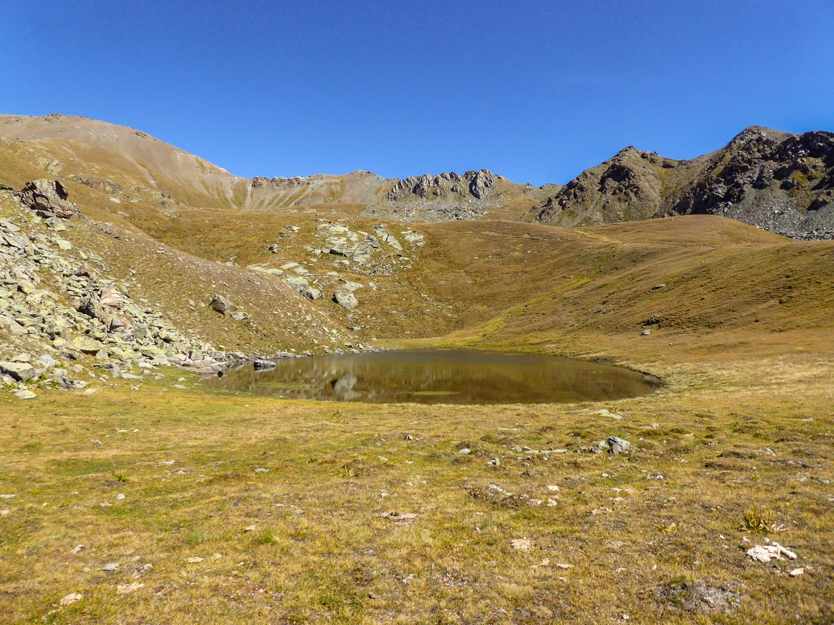Tarn without the name near Saint-Marcel Pass in Aosta