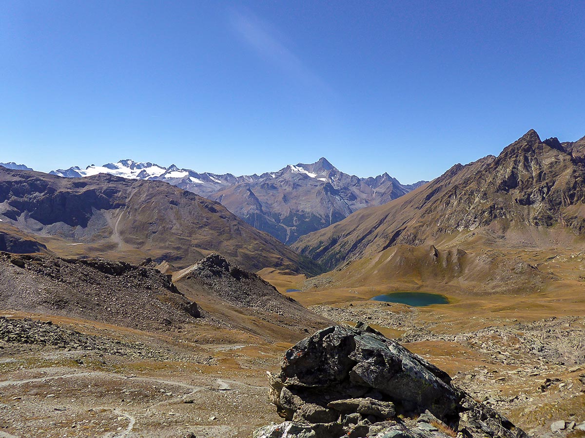 Lago di Corona on Col de Saint-Marcel hike in Gran Paradiso National Park