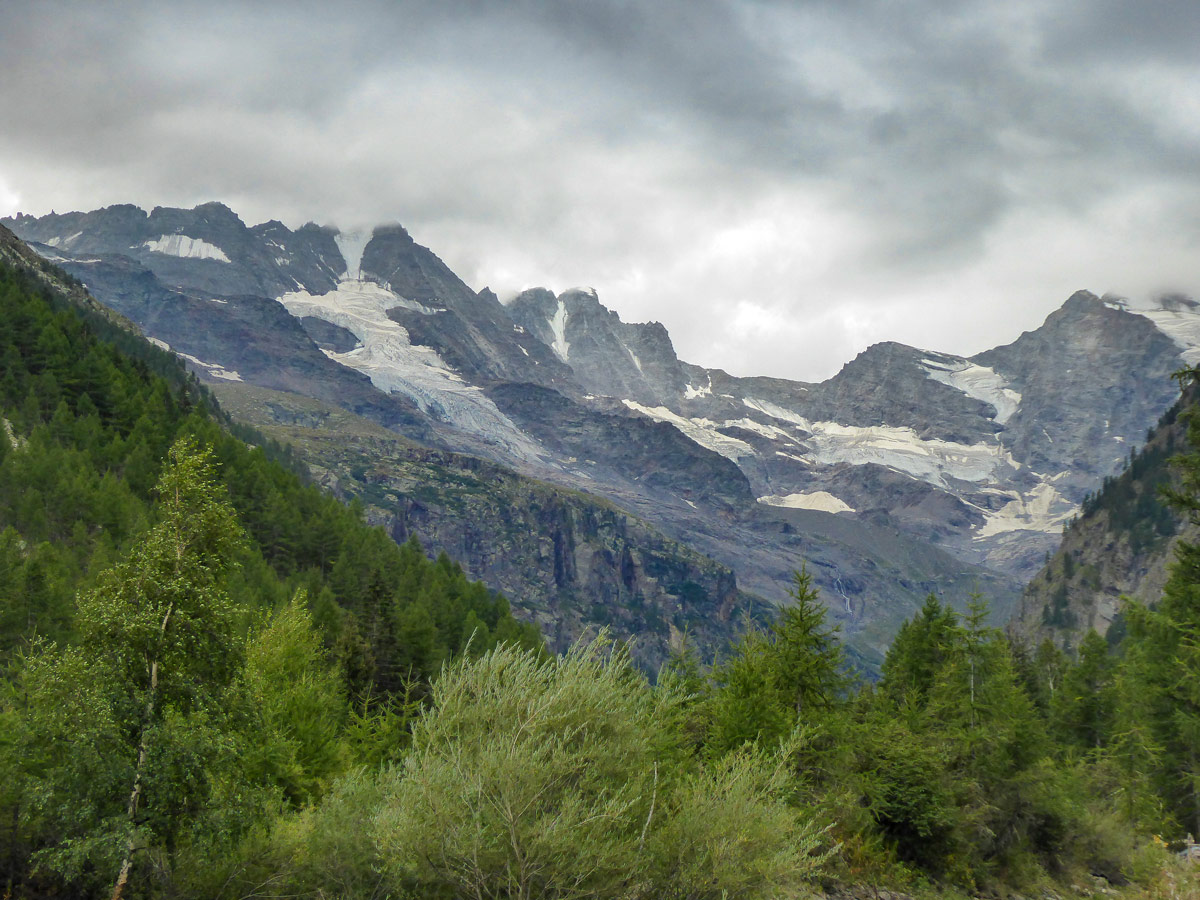 Tribolazione and Money Glaciers on Valnontey River hike in Gran Paradiso National Park, Italy