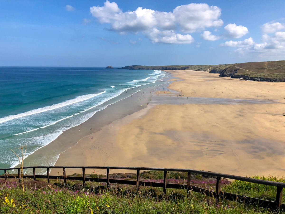 Perranporth beach