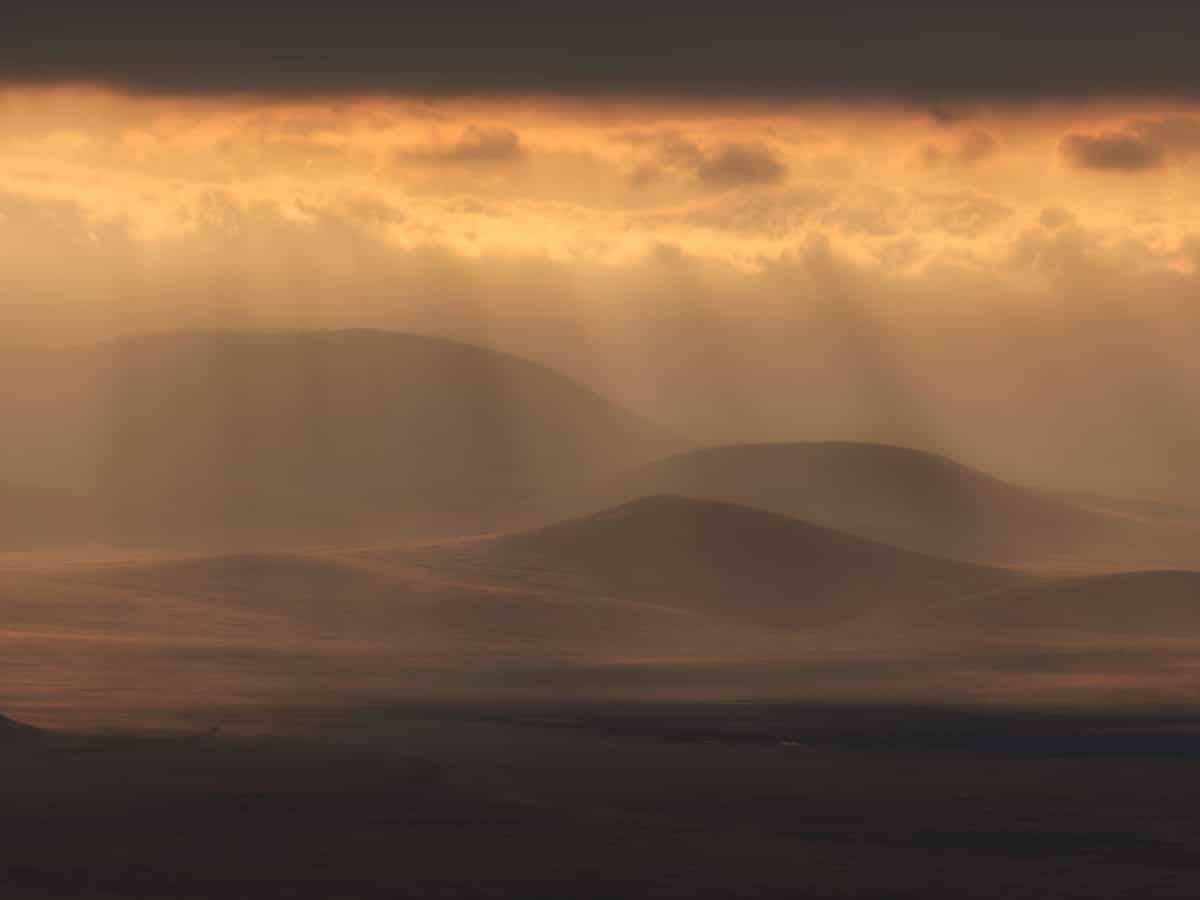 Ngorongoro Crater at dusk