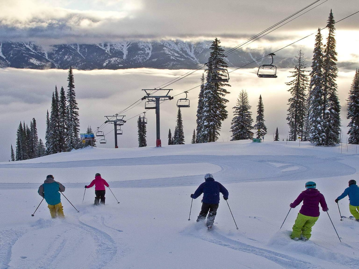 Skiing at Fernie Alpine Resort Photo credit Fernie Alpine Resort