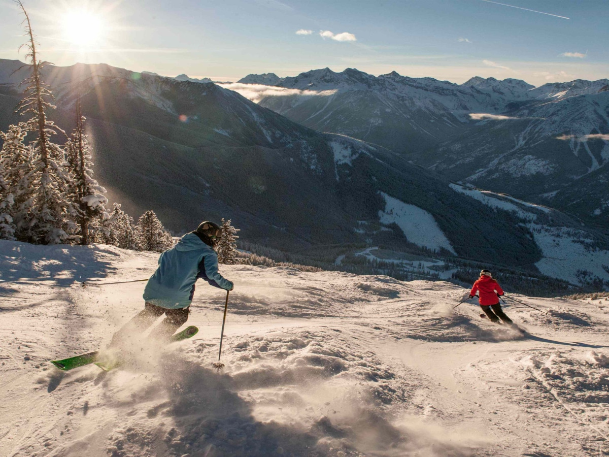 Downhill skiing at Panorama Resort Photo Credit Panorama Mountain Resort