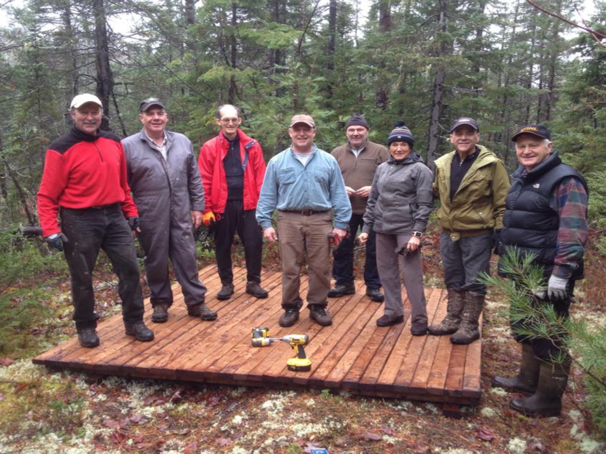 Sentier Nepisiguit Mi'gmaq Trail-taking care of the trail