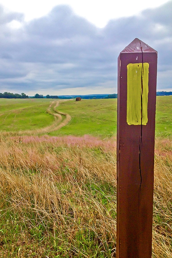 Ice Age Trail trail marker