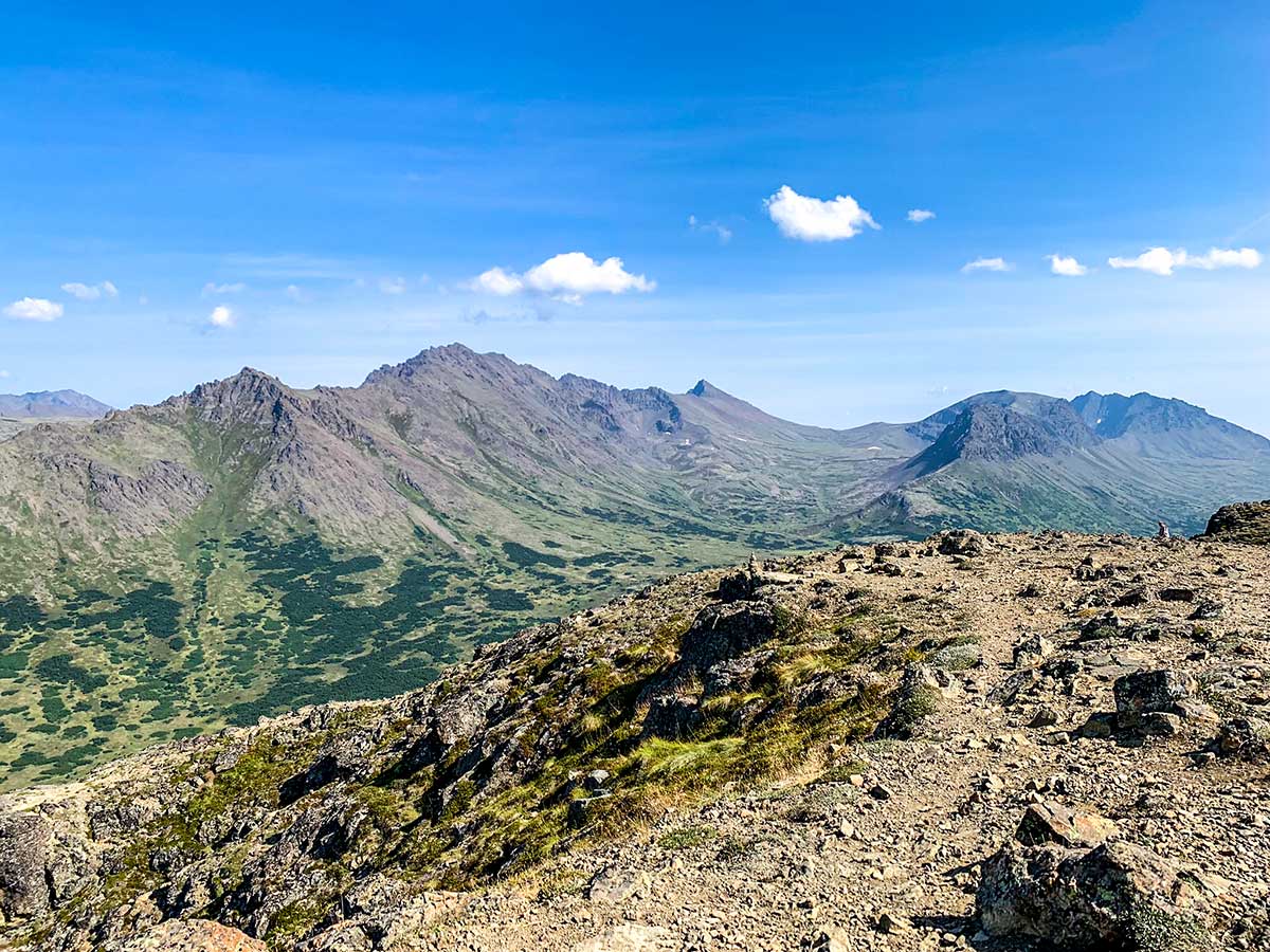 Lots of space on the top of Flattop Mountain Anchorage Alaska