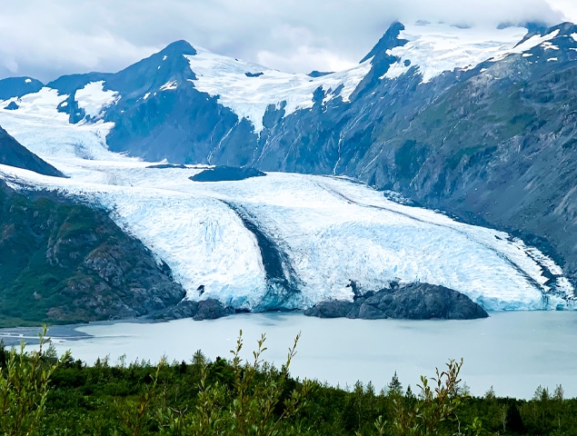 Portage Pass and Lake