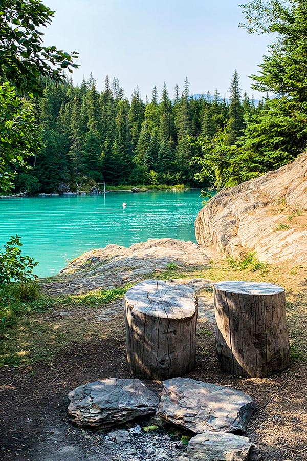 Beautiful place to relax on Ptarmigan Creek Trail near Anchorage