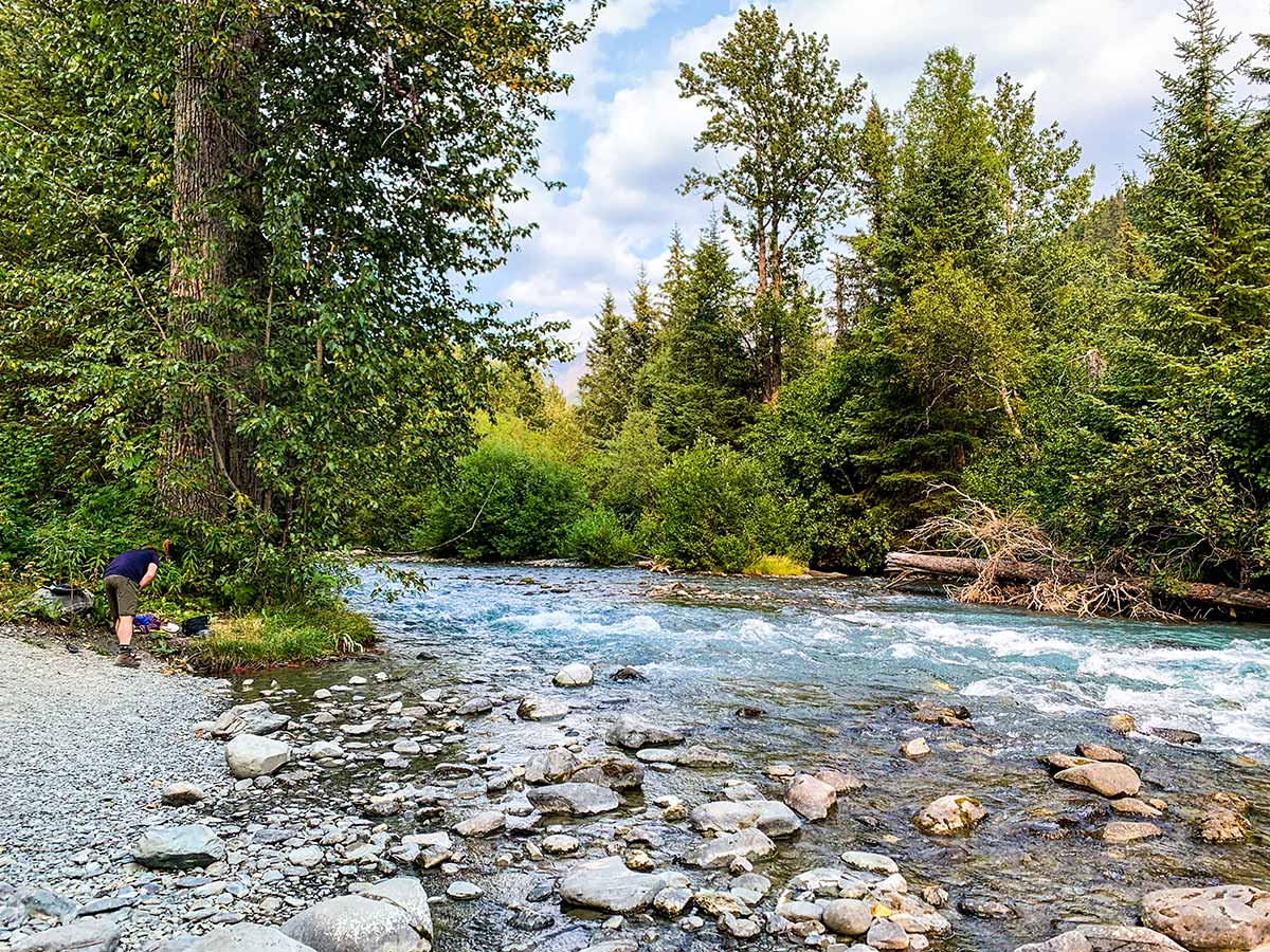 Ptarmigan Creek Trail in Alaska has beautiful views