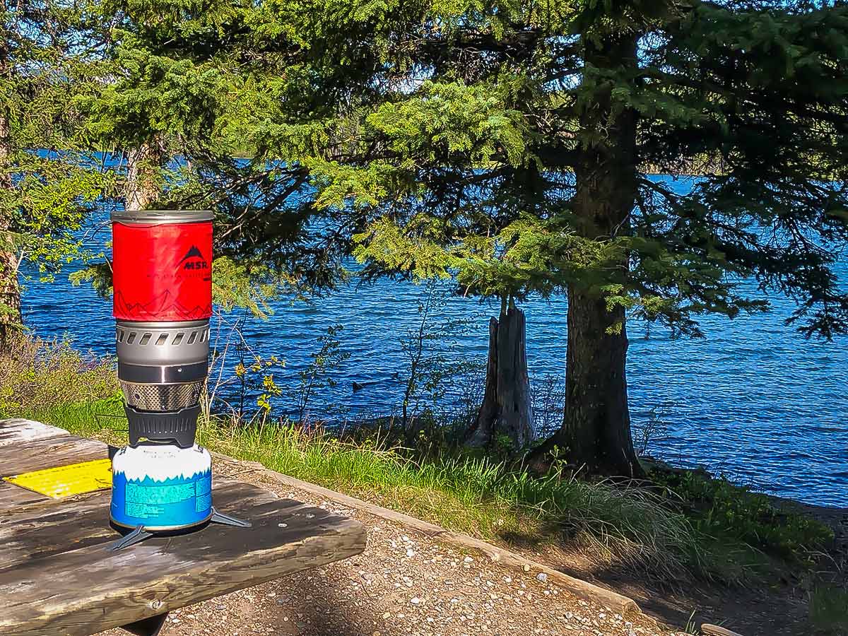 Read our review on the MSR Windburner stove