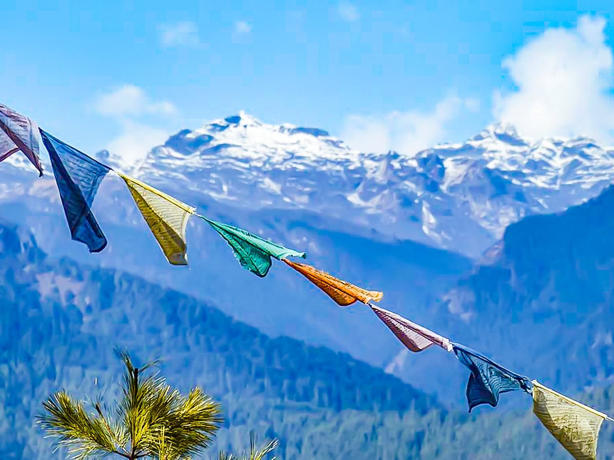 Mountains toward Paro