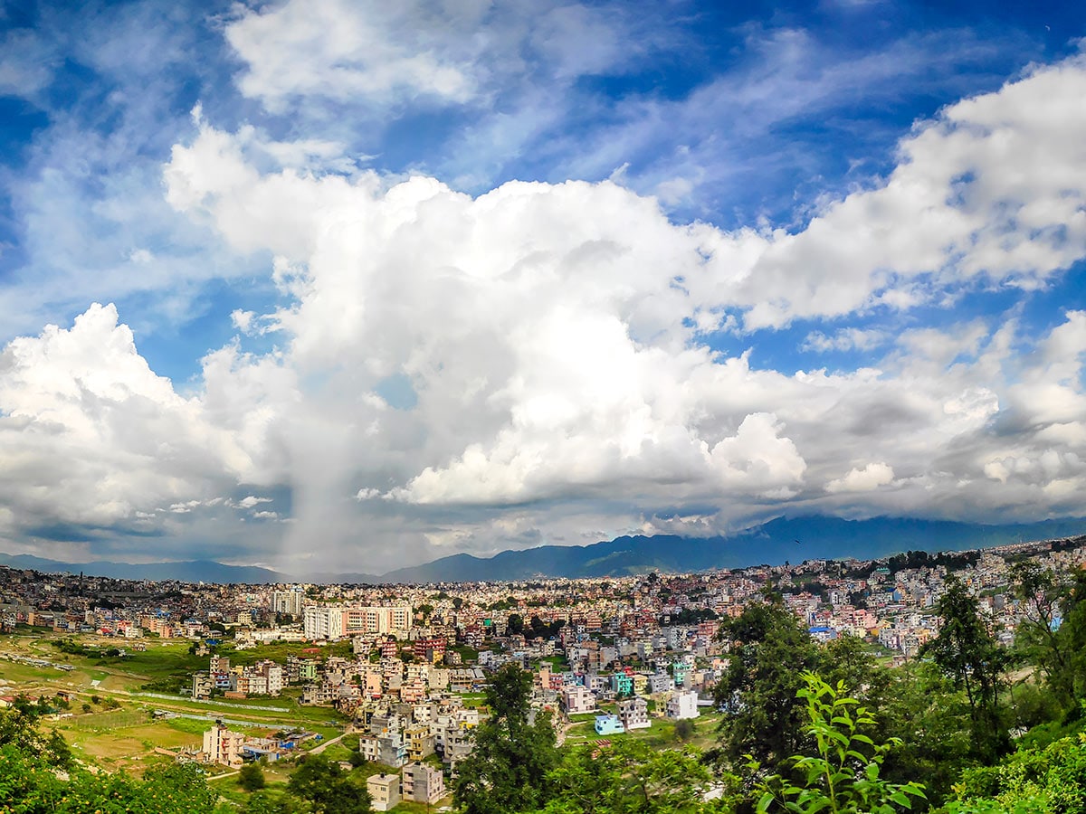 Panoramic view seen from Chobhar