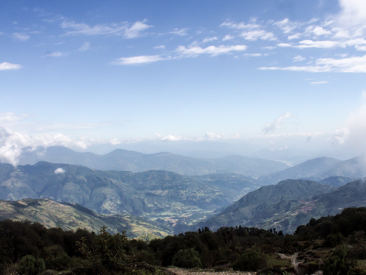 View of the Kathmandu valley from Shivapuri Peak