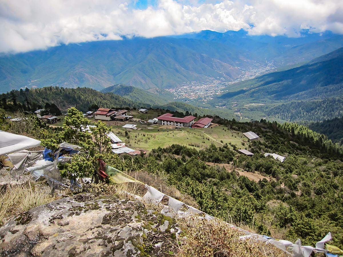 Phudjoding Monastery from Above