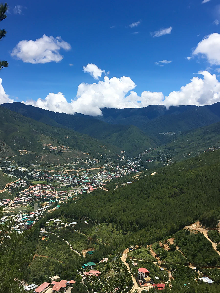 Thimphu Valley in the Sun