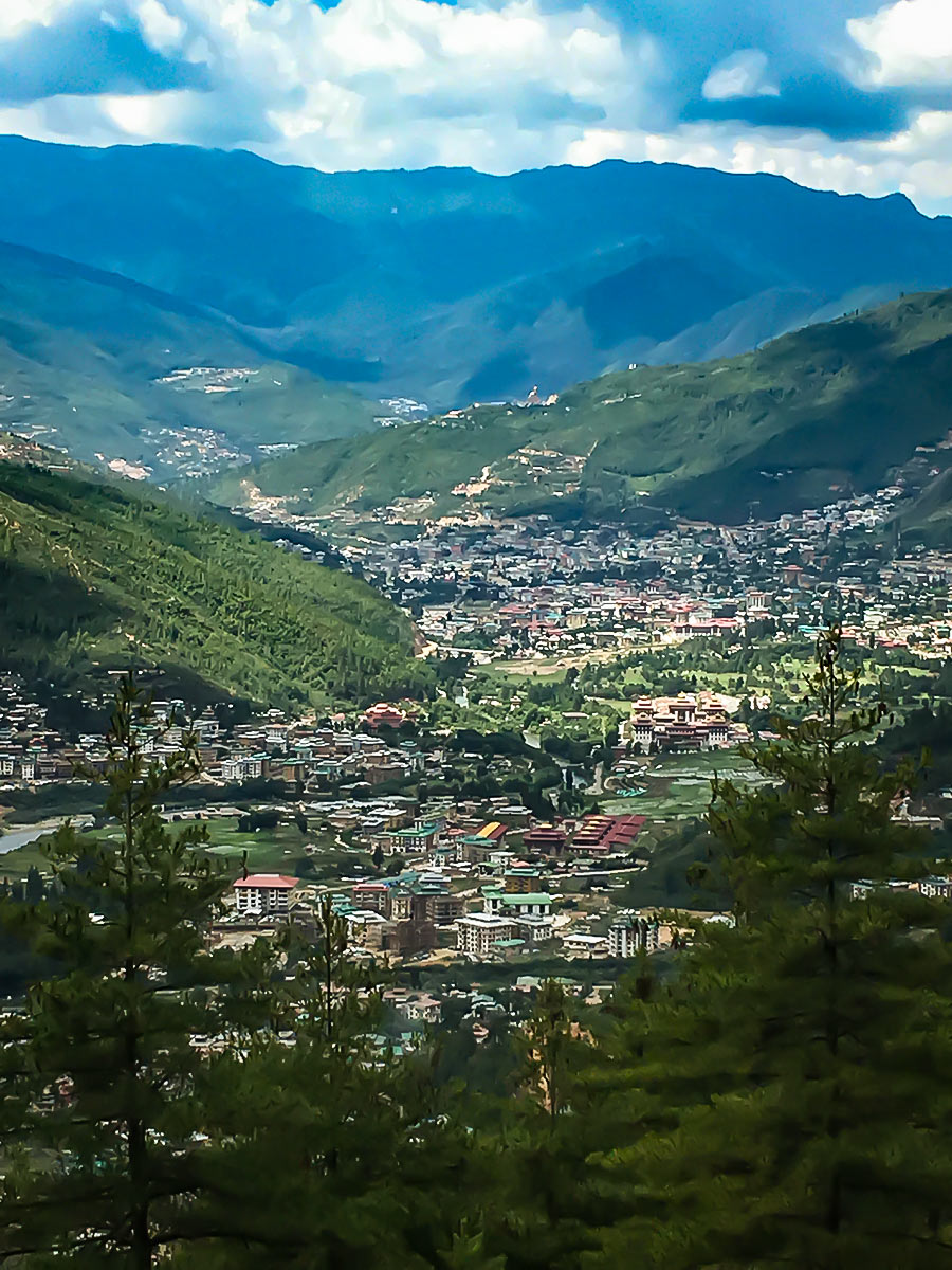 View of Thimphu Valley