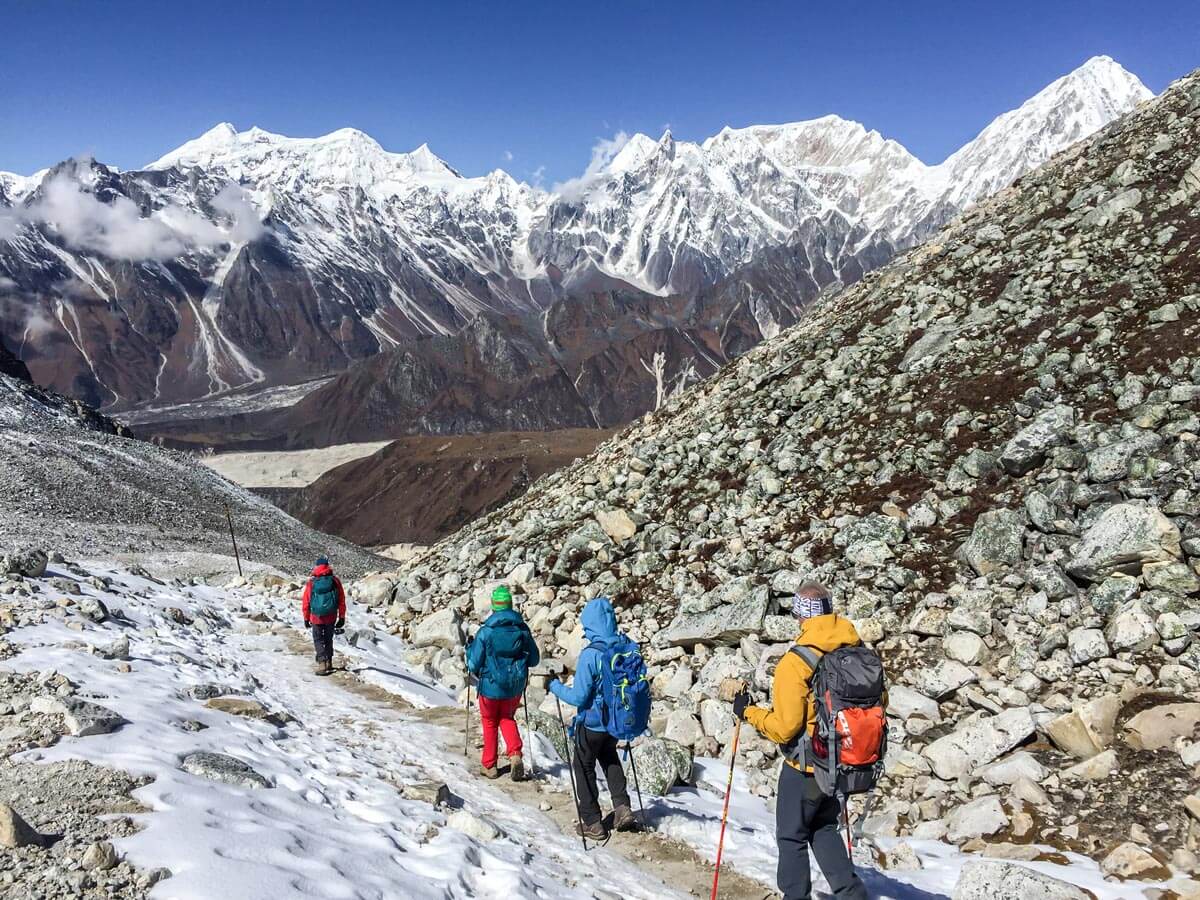 Trekking in Nepal views on Manaslu Trek