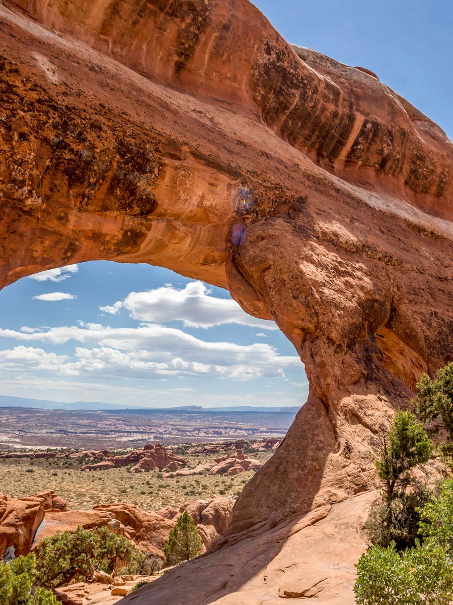 Arche along Devils Garden Loop in Arches NP