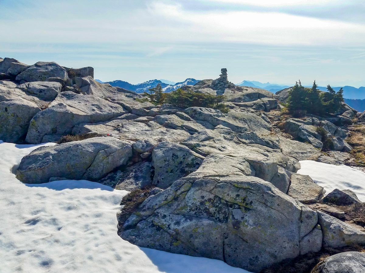 Coliseum Mountain summit on British Columbias west coast North Shore area