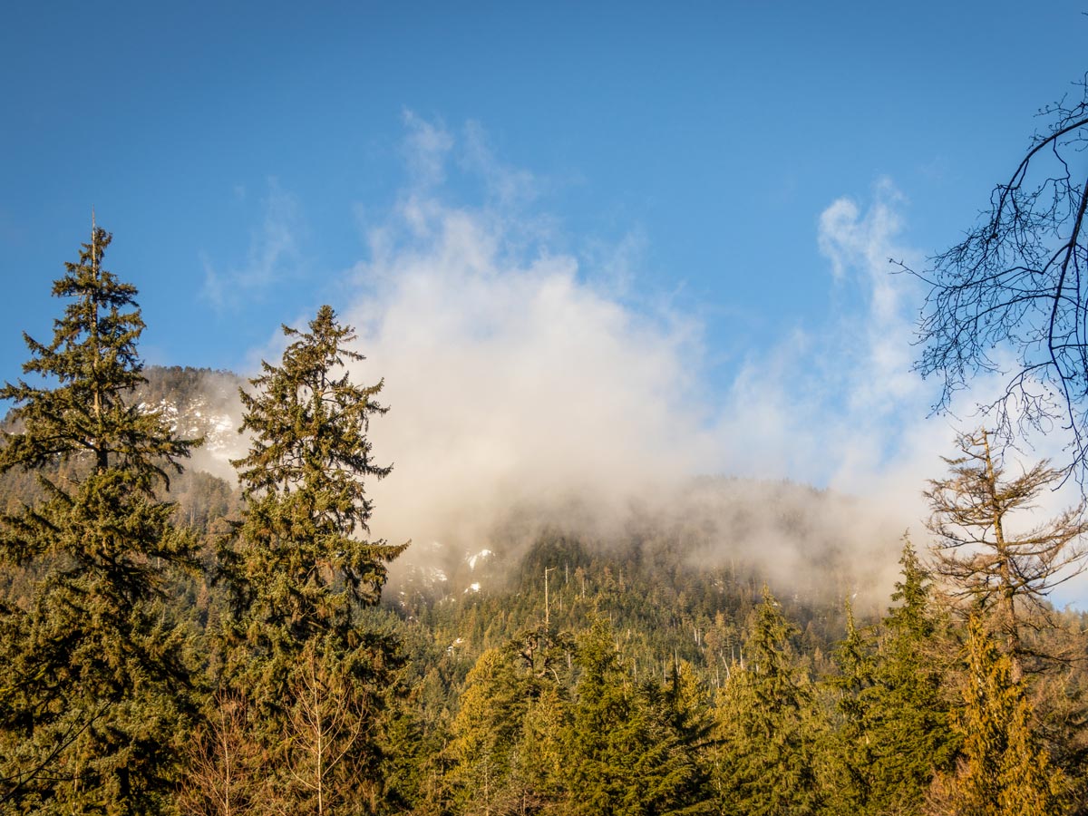 Hanes Valley hiking on British Columbia west coast North Shore region