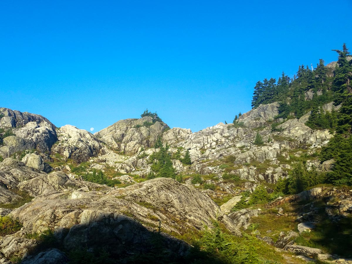 Summit of Mount Seymour in North Shore area of West coast British Columbia