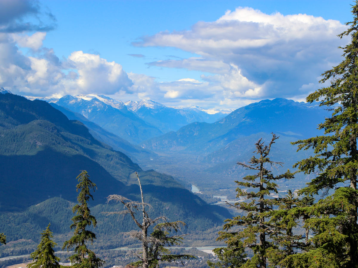 View of the Tantalus Range on the other side of Squamish from Als Habrich Ridge