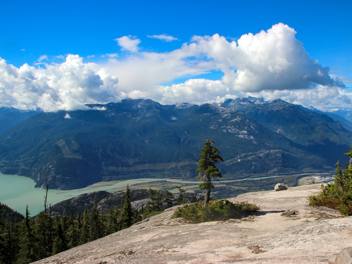 Looking down on the valley from Als Habrich Ridge near Squamish