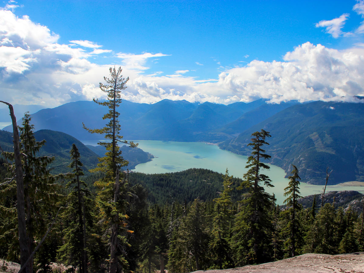 Looking down on Howe Sound from Als Habrich Ridge near Squamish