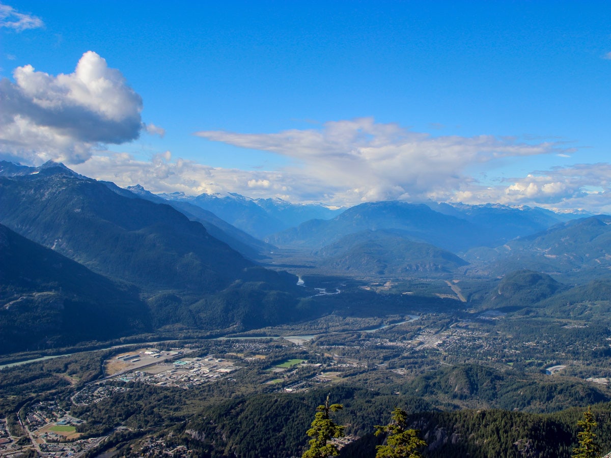Squamish valley from Al Habrich Ridge Squamish British Columbia