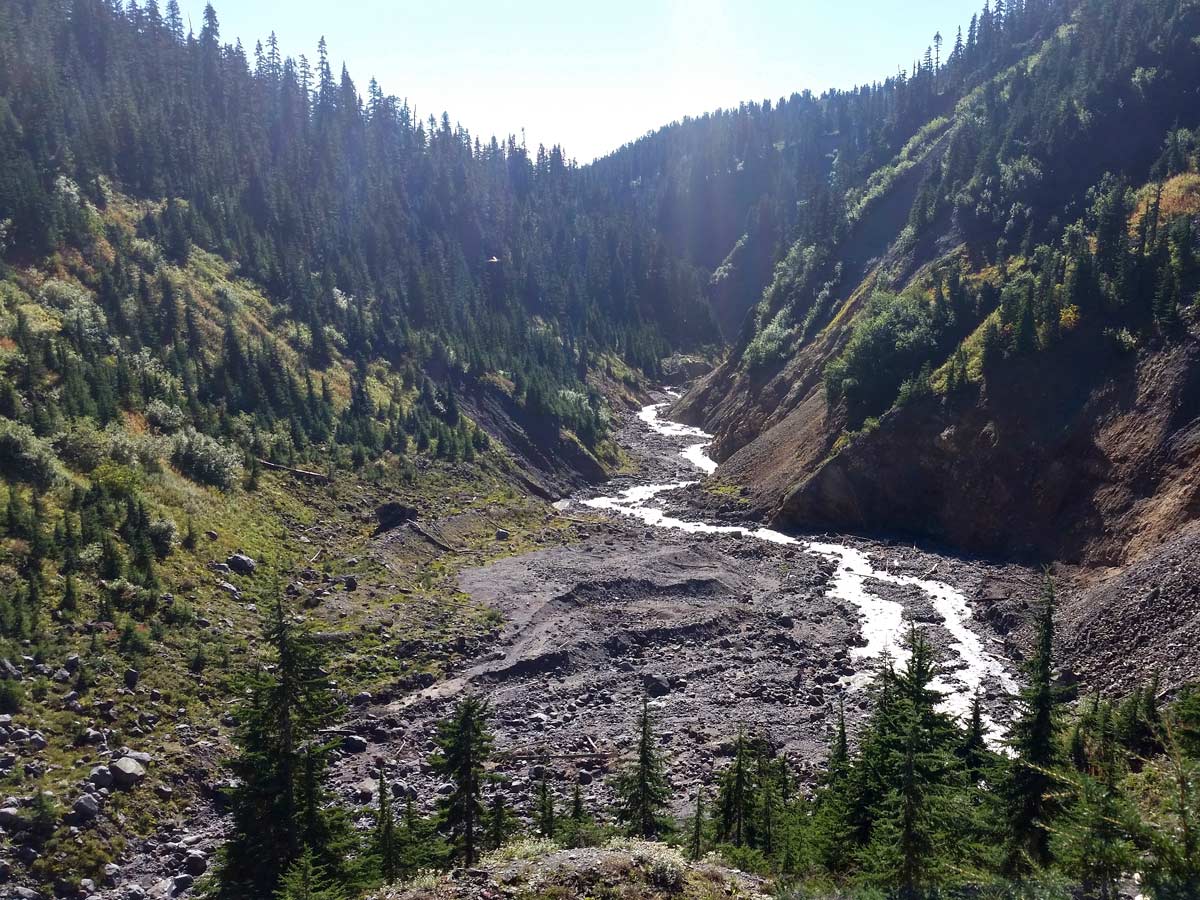 Ring Creekwaters flowing downhill near Opal Cone Squamish