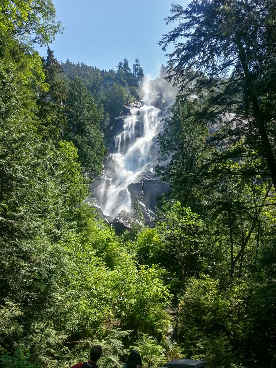 SeaToSkyGondolaHike Shannon Falls near Squamish