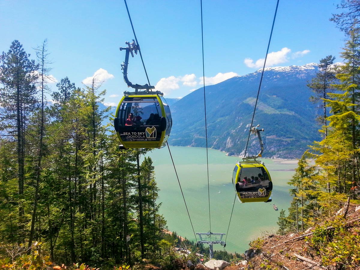 SeaToSkyGondolaHike Hiking under the gondola Squamish