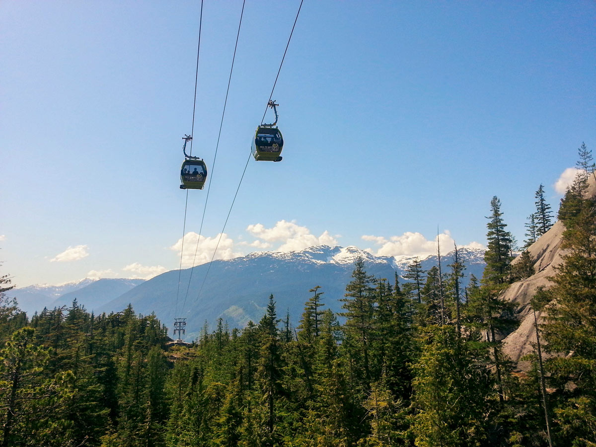 SeaToSkyGondolaHike near Squamish British Columbia