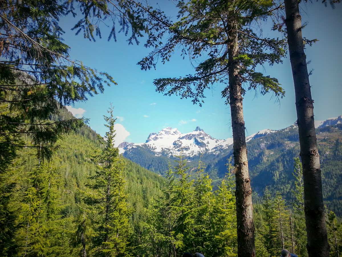 Sky Pilot Mountain Peak viewed from Sea to Summit Trail Squamish