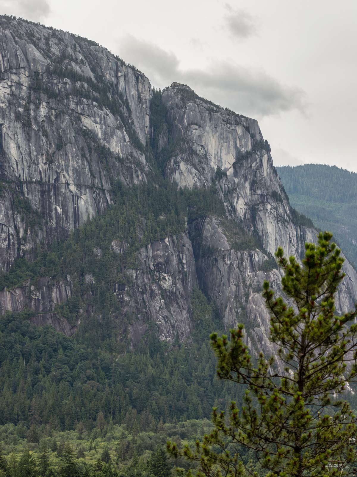 Cliffs of Squamish Smoke Bluffs in British Columbia