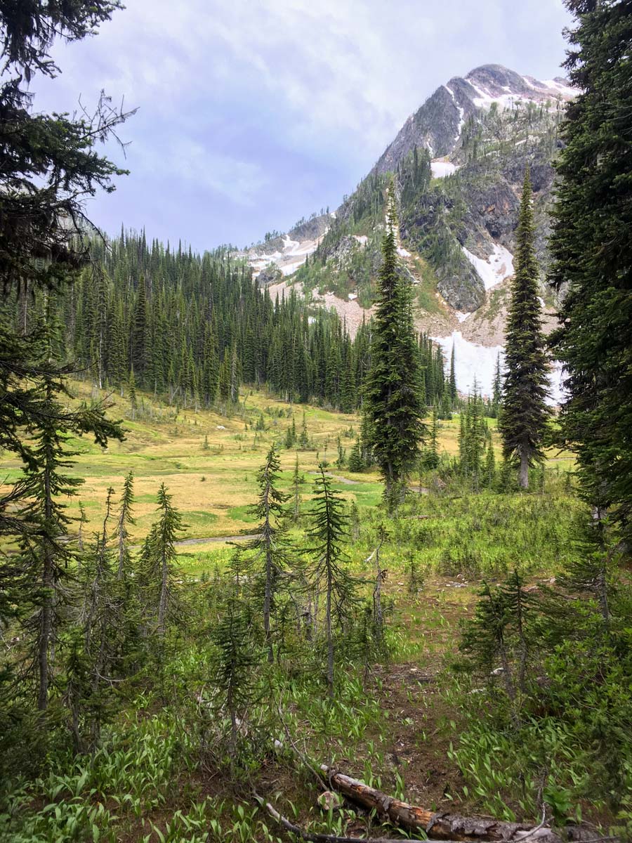 On Plaid Lake and Mount Crawford hike in West Kootenays is a great hike with wonderful views