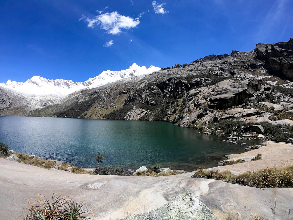 Rocky shores of Lake Auquicocha