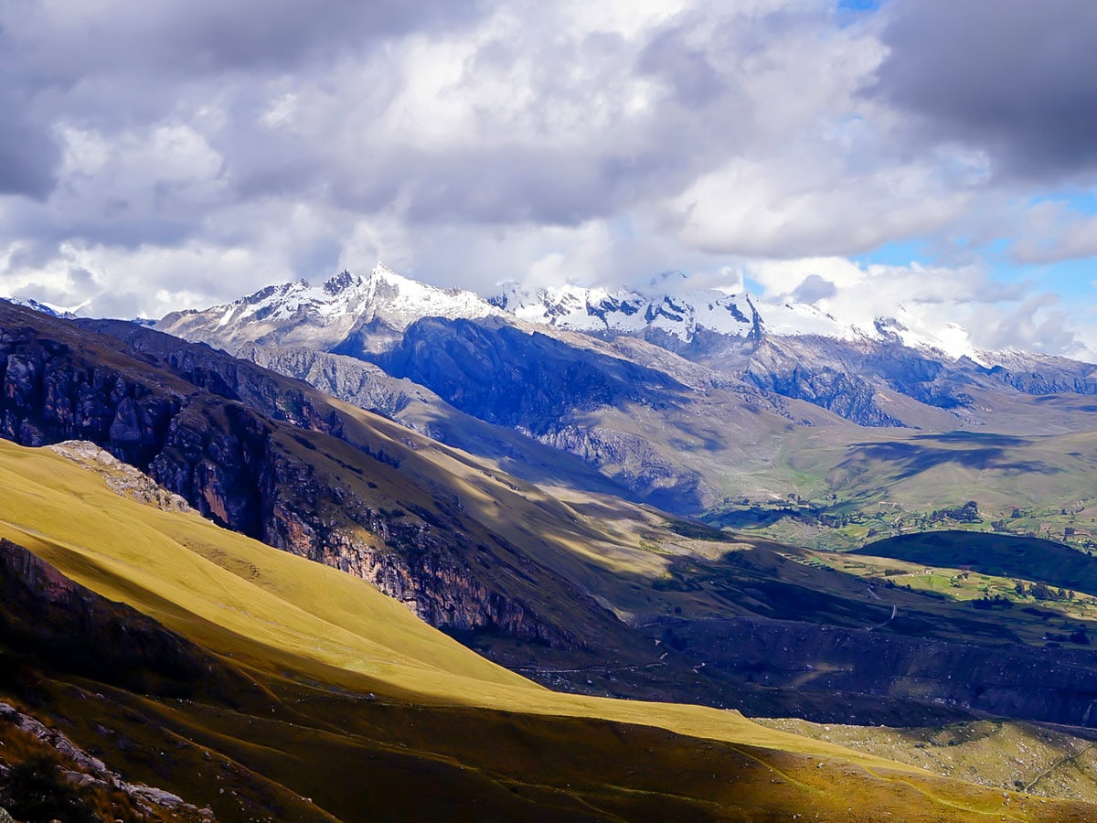 Beuatiful mountain landscape in Huaraz