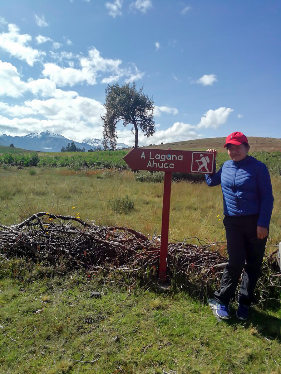 Hiking to Lake Awak in Huaraz Peru