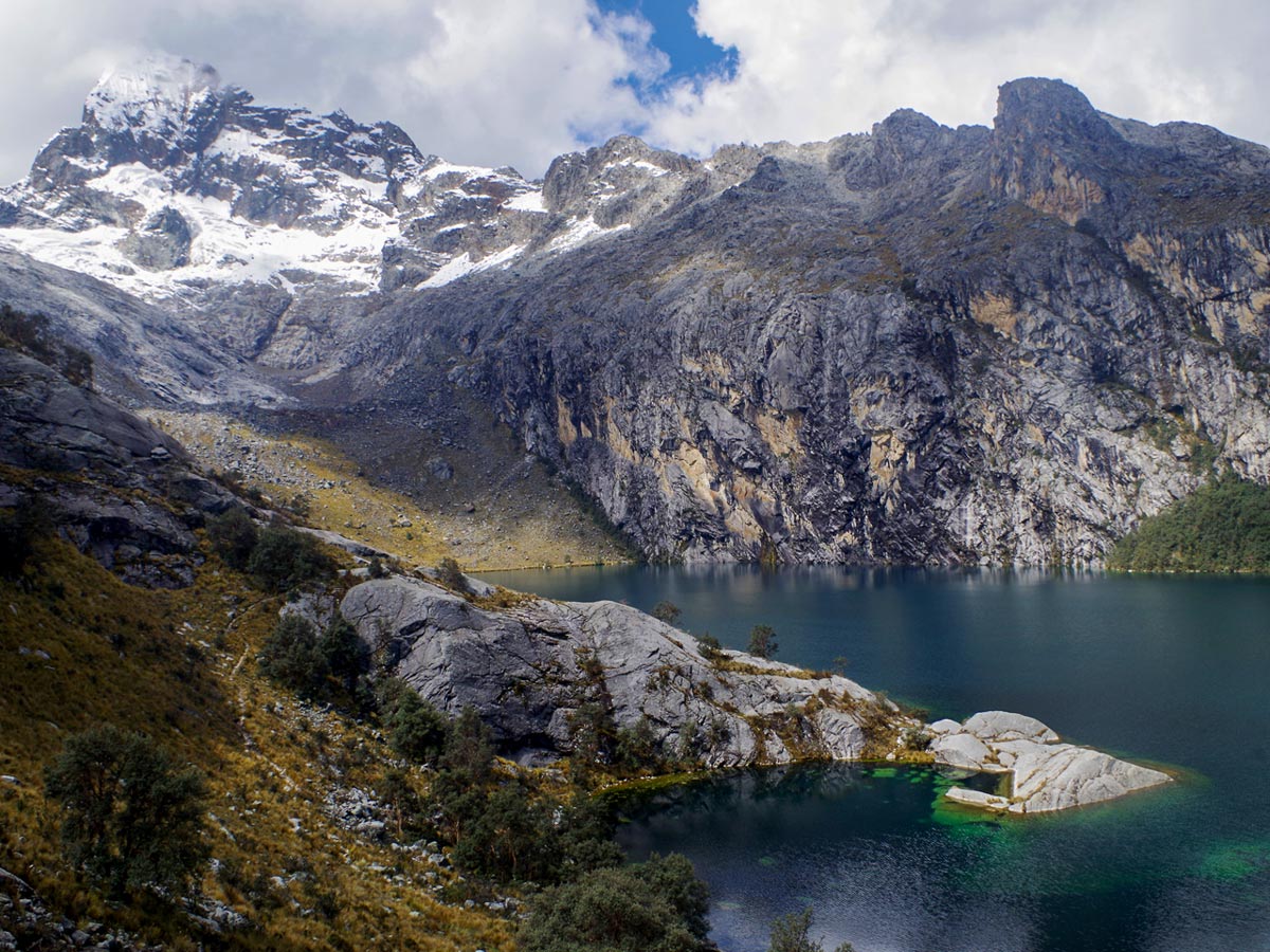 Mountains surrounding Lake Churup