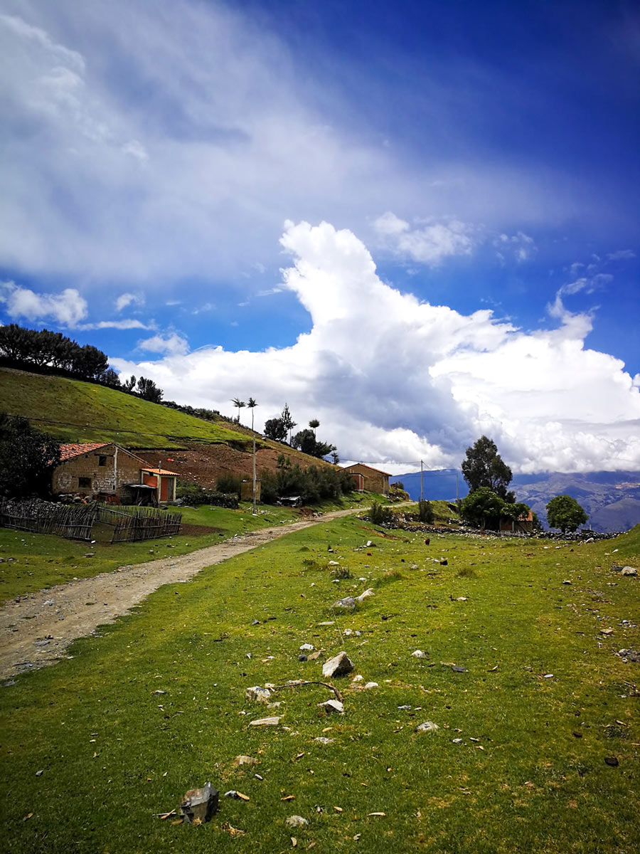 Dirt road near Lake Shallap Huaraz