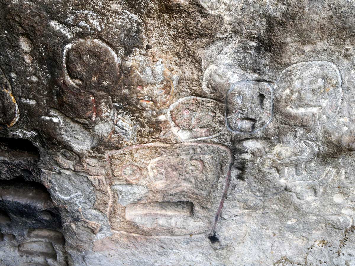 Carvings in rocks of Rock forest of Hatun Machay