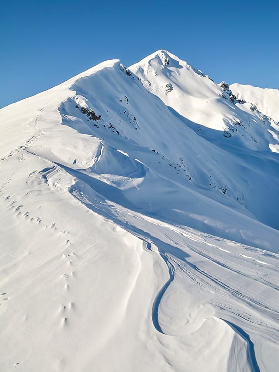 The last stage of the ascent to Polejan