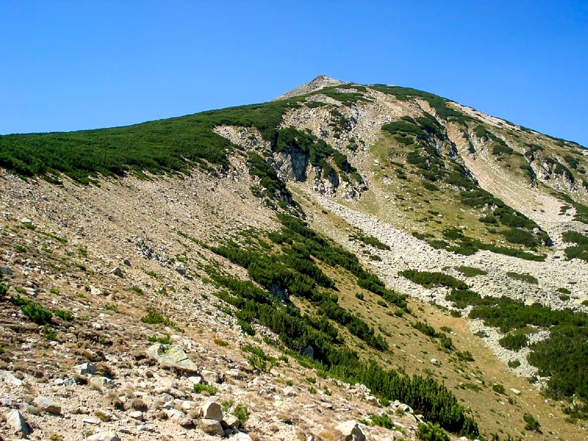 The view from the Saddle towards Bezbog summit