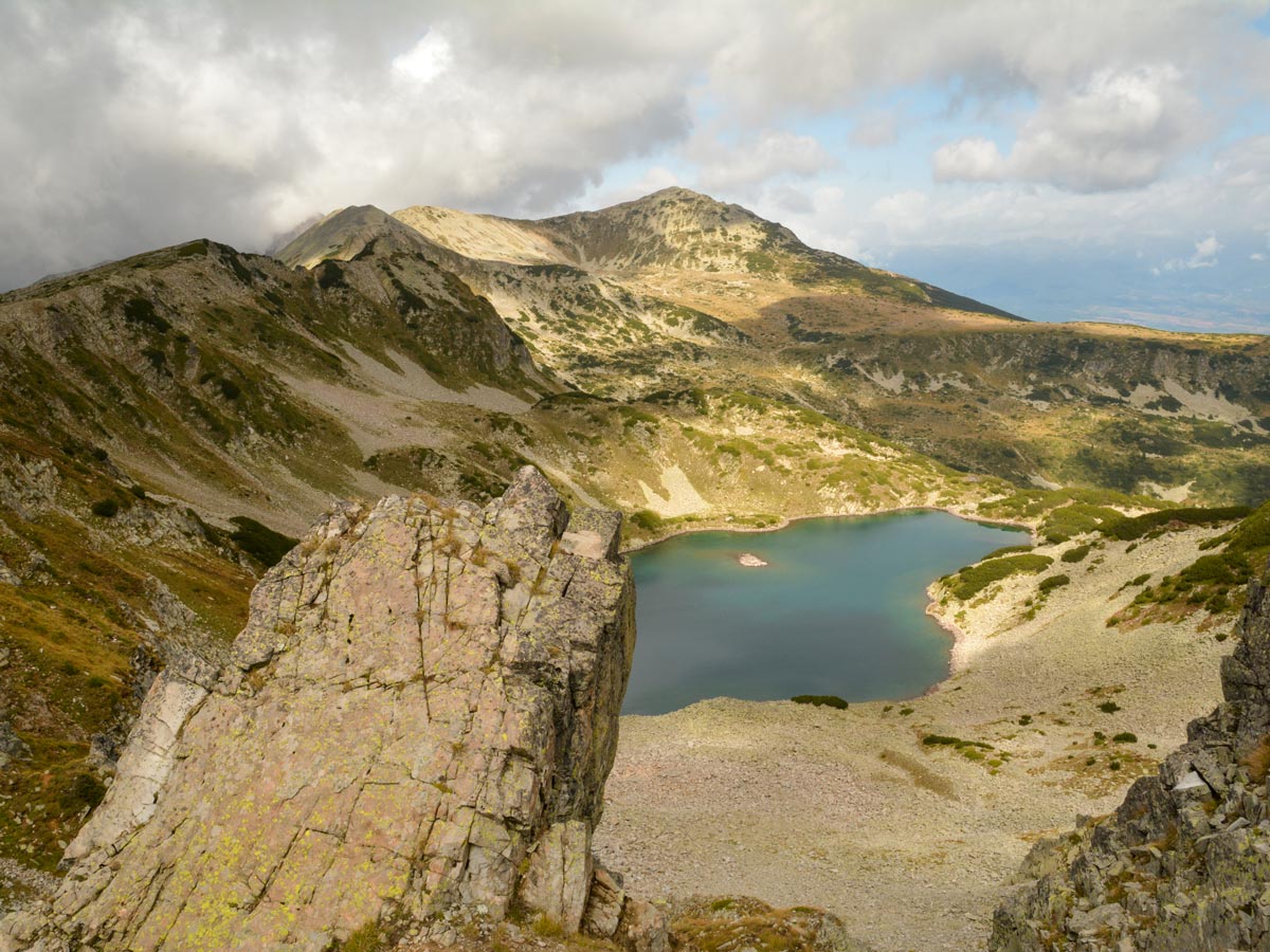 Lake and mountain views from Mount Polejan