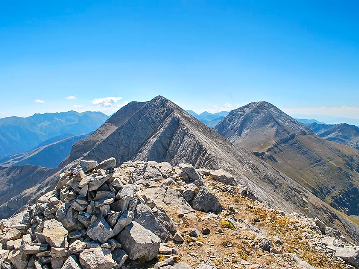 View from Banski Suhodol towards the Horse Mt Kutelo and Mt Vihren behind