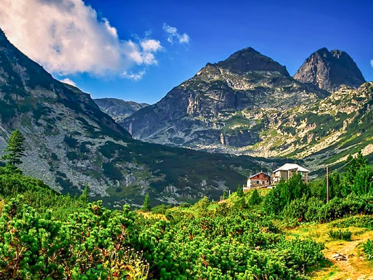 Malyovitsa valley as seen from the Central Mountain School