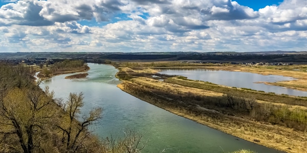 Bow River Pathway in Fish Creek Park