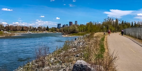 Bow River Pathway to Bowness