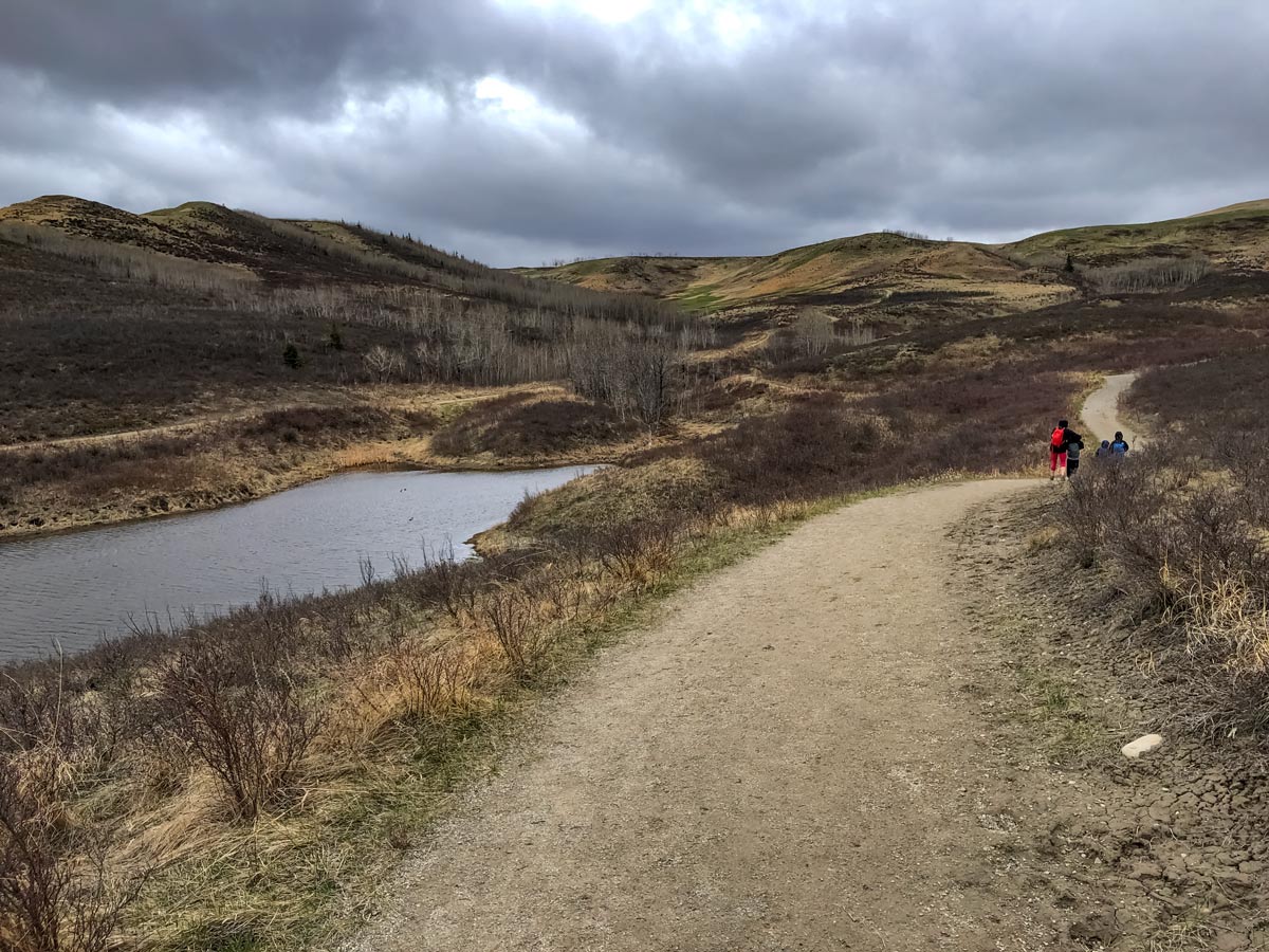 Chestermere Canal biking trail